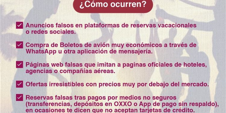 Unidad Cibernética del Gobierno de Sonora emite recomendaciones para prevenir fraudes en periodo vacacional.