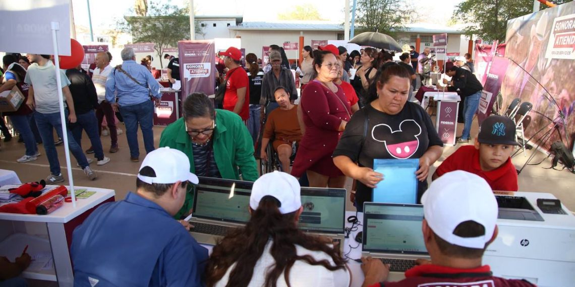“Sonora Atiende” llega a Las Minitas con servicios gratuitos y atención a las familias.