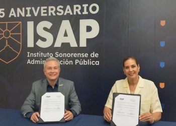 Firman convenio Agua de Hermosillo con ISAP para ofrecer posgrados con descuentos a trabajadores y sus familias.