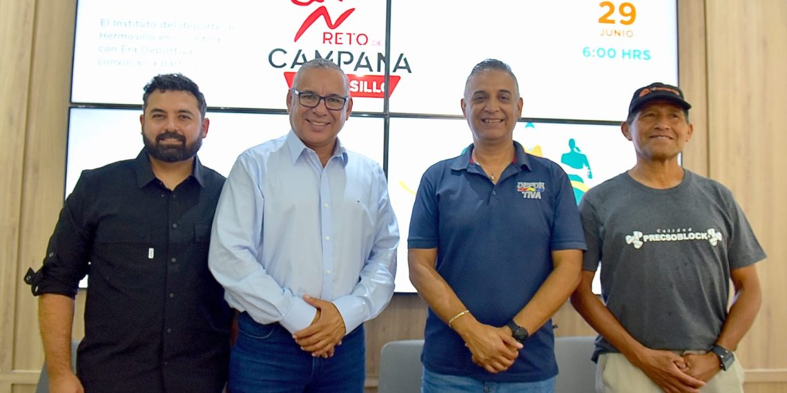 Invita Instituto del Deporte a participar en el “Reto de la Campana” el domingo 29 de junio.