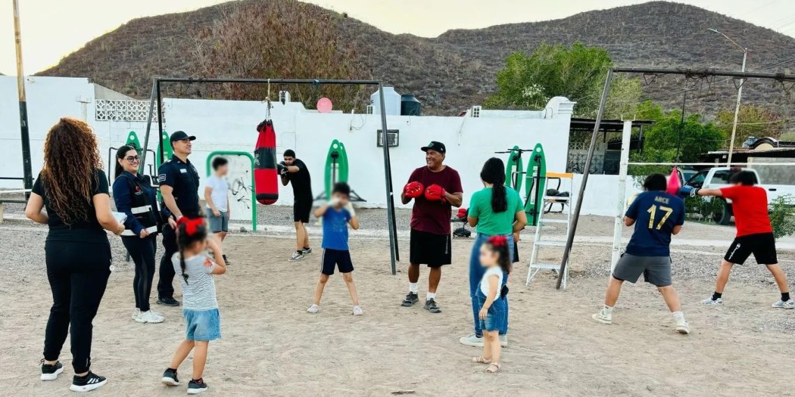 Gobierno de Sonora promueve deporte y prevención del maltrato animal entre niñez de Guaymas.