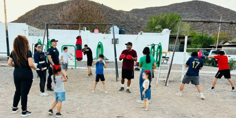 Gobierno de Sonora promueve deporte y prevención del maltrato animal entre niñez de Guaymas.