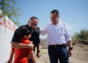Dan Toño Astiazarán y Patty Ruibal banderazo de arranque a la rehabilitación en Casa Galilea.