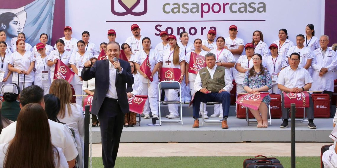Arranca en Sonora programa “Salud Casa por Casa” en beneficio de más de 330 mil sonorenses.