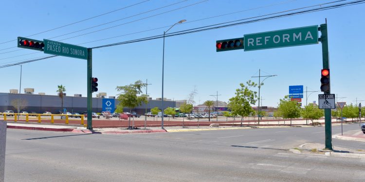 Reabre Agua de Hermosillo tramo rehabilitado en bulevar Paseo Río Sonora y Reforma.