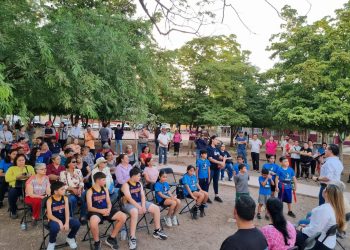 David Figueroa reafirma su compromiso con la niñez y familias de Hermosillo y reconoce entrega de becas del Gobernador.