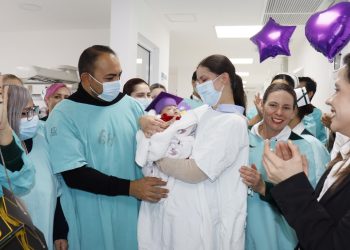 Realiza IMSS Sonora ceremonia a recién nacidos prematuros.