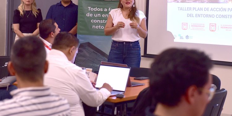 Participa Gobierno de Hermosillo en taller a favor de acciones para combatir el cambio climático.