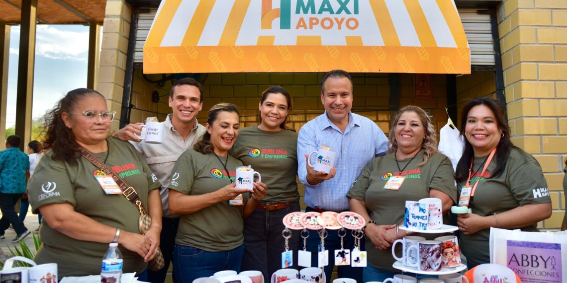 Beneficia Toño Astiazarán a 2 mil 119 emprendedoras con el programa Maxi Apoyo.
