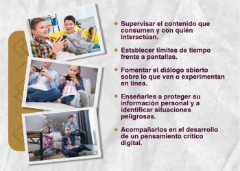 Recomiendan supervisar uso de redes sociales y videojuegos en niñas, niños y adolescentes.
