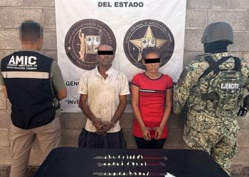 Capturados dos personas con droga en Hermosillo.