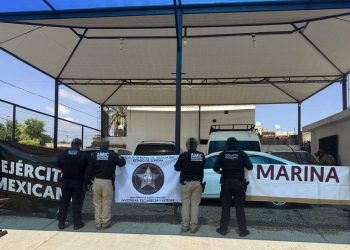 En cateo coordinado fueron asegurados cuatro vehículos con reporte de robo en Ciudad Obregón.