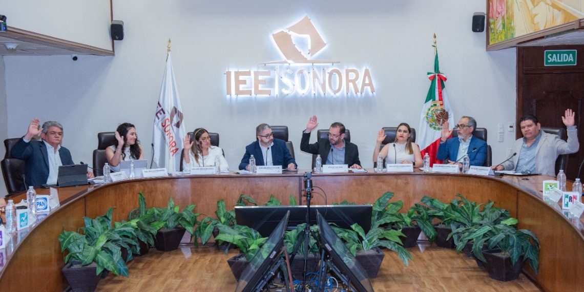 Aprueba IEE Sonora ejecución de sanciones económicas a partidos políticos por irregularidades en sus informes de ingresos y gastos.