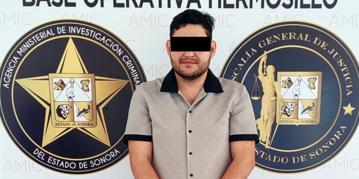 Capturan a Isaías Valentín “N”, alias “El Comanche” y/o “El Cardenal” por delitos de alto impacto en Hermosillo.