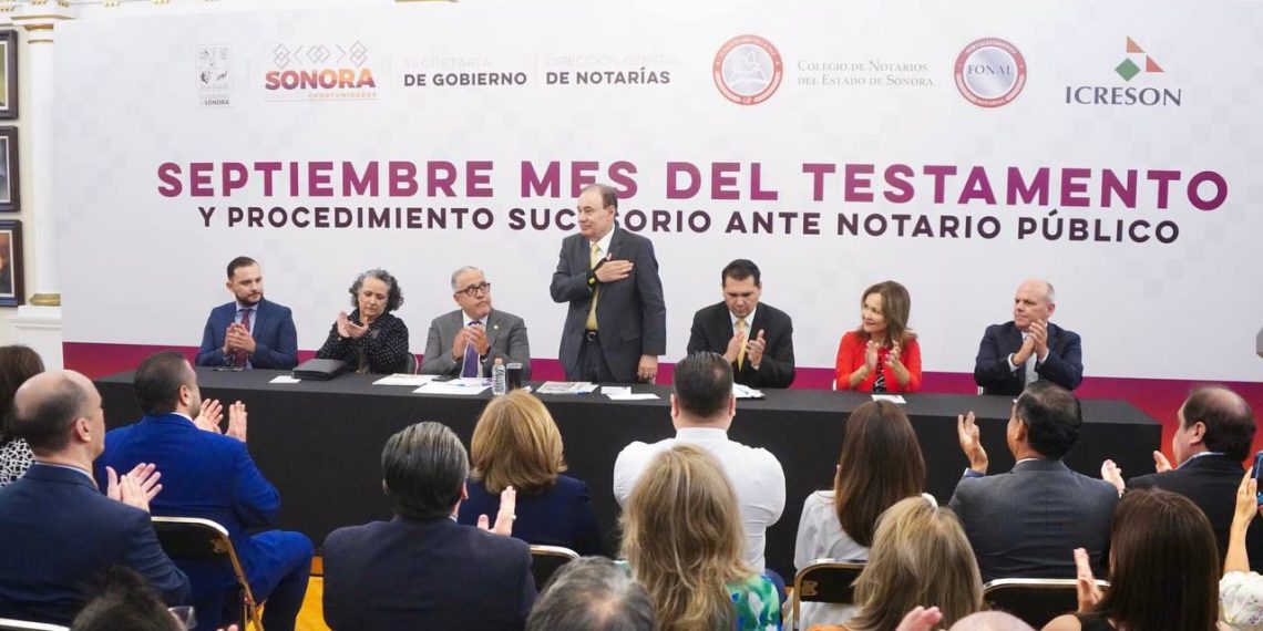 Arranca Mes del Testamento con beneficios y descuentos para personal de seguridad, salud y familias en Sonora.