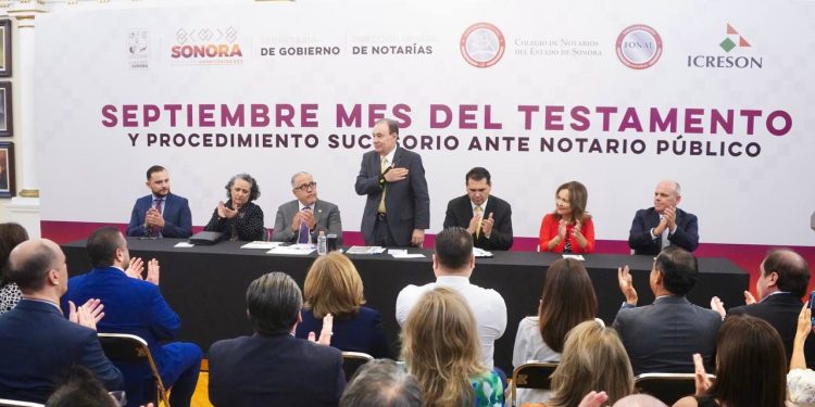 Arranca Mes del Testamento con beneficios y descuentos para personal de seguridad, salud y familias en Sonora.