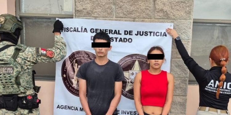 AMIC y DEFENSA capturan a dos probables narcomenudistas en Hermosillo.
