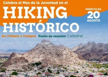 Celebra Gobierno Municipal Mes de la Juventud con el Hiking Histórico.