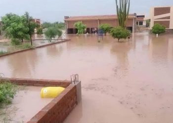 Universidad del Bienestar en Sonora resulta afectada tras intensas lluvias.