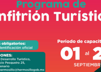 Continúa convocatoria de Anfitrión Turístico de Hermosillo disponible hasta el 31 de agosto.