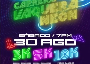 Invita ISJ a participar en la cuarta edición de la Carrera Vaquera Neón.