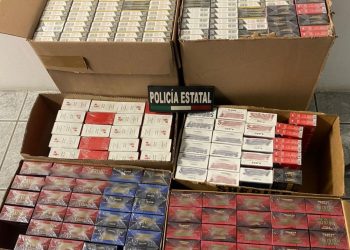 Incauta División Fronteriza del Gobierno de Sonora narcótico y cigarros a personas en flagrancia delictiva.