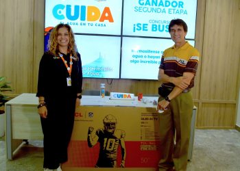 Reconoce Agua de Hermosillo a segundo ganador del concurso “Se Busca”.