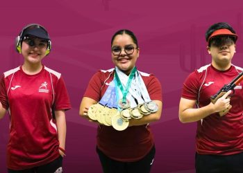 Terna de sonorenses de tiro buscará boletos a los JCC 2026.