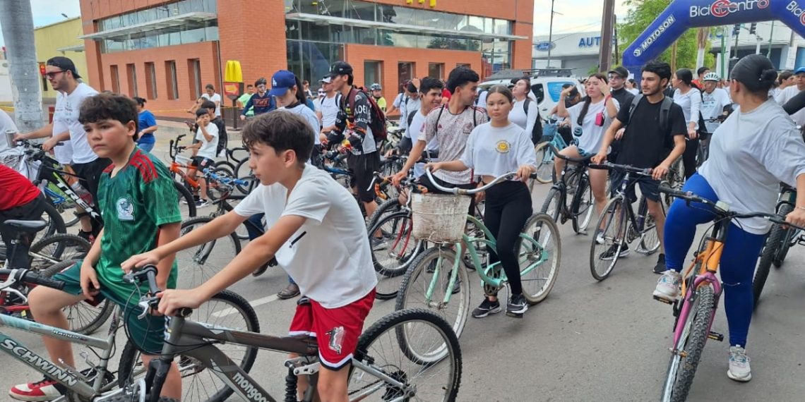 Se realiza “Rodada por la Paz” en Cajeme como parte del programa “Ponte Pila”