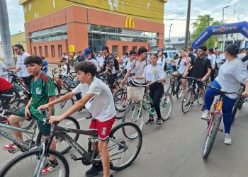 Se realiza “Rodada por la Paz” en Cajeme como parte del programa “Ponte Pila”