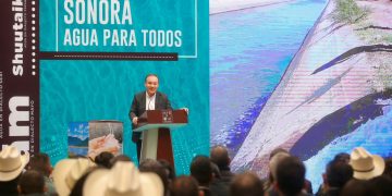 Alfonso Durazo garantiza agua en todo Sonora con más de mil obras hidráulicas del Plan Hídrico.