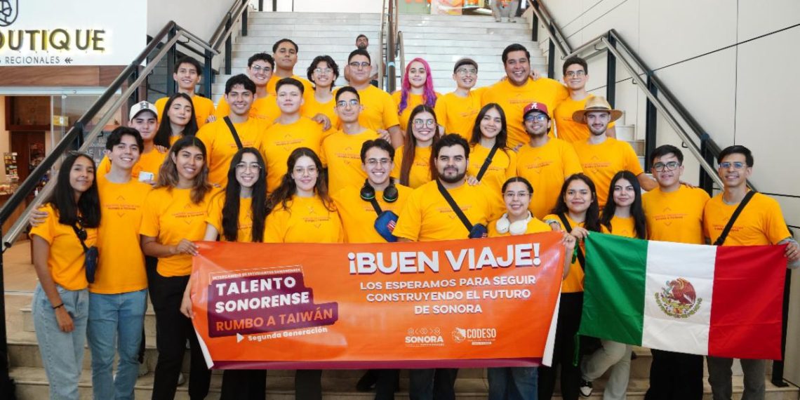 Gobierno de Sonora impulsa talento joven rumbo a Taiwán
