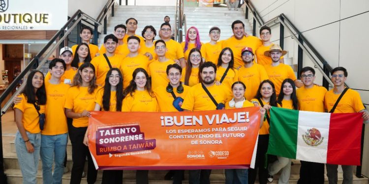 Gobierno de Sonora impulsa talento joven rumbo a Taiwán