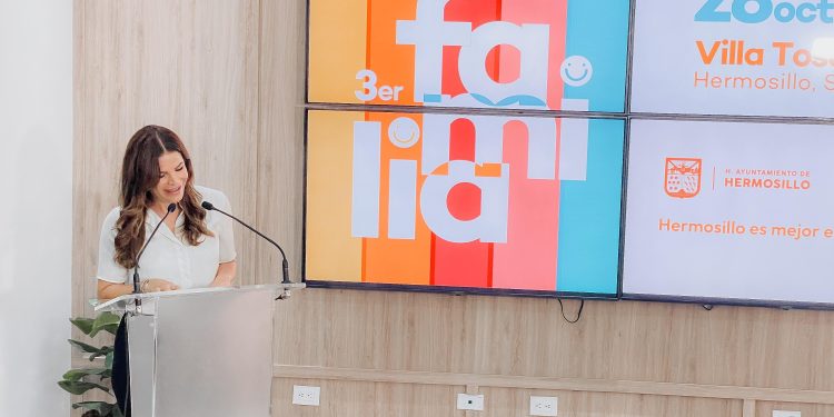 Anuncia Patty Ruibal Tercer Congreso de la Familia en Hermosillo.