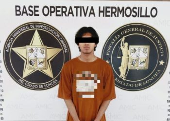 FGJES formula imputación contra presunto agresor de agente policial en Hermosillo.