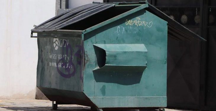 Localizan feto humano en contenedor de basura en la colonia Valle de Santa Mónica en Hermosillo.