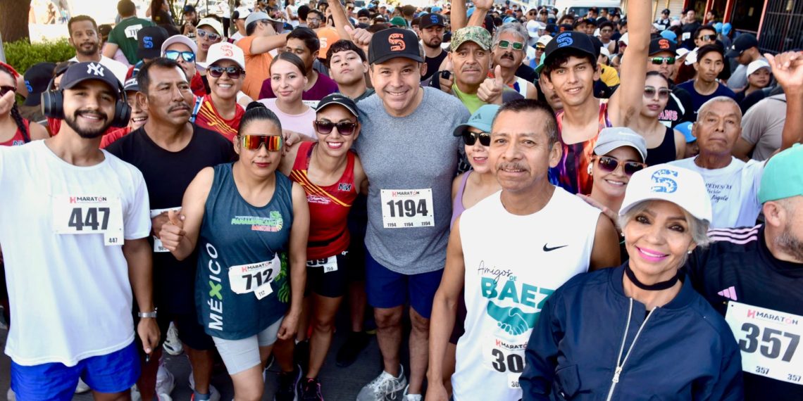 Encabeza Toño Astiazarán Primer Trote Amistoso en Nogales junto a más de 1500 corredores.