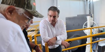 Coordina Omar Del Valle Colosio supervisión del acueducto Independencia en El Novillo