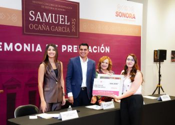 Premia Gobierno de Sonora a los ganadores del Segundo Concurso de Investigación de Historia de Sonora “Samuel Ocaña García” 2025