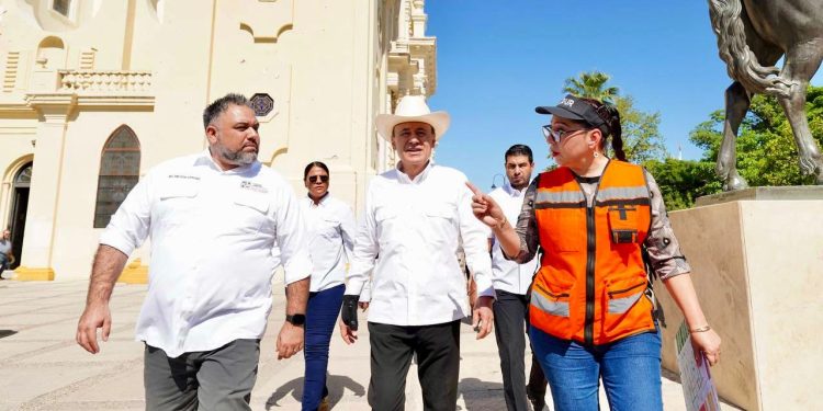 Gobernador Durazo recupera patrimonio histórico con entrega de segunda etapa de restauración de Catedral de Hermosillo