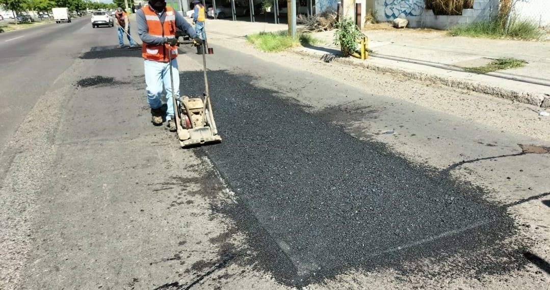 Seguirán jornadas intensas de bacheo en vialidades