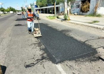 Seguirán jornadas intensas de bacheo en vialidades