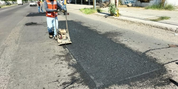 Seguirán jornadas intensas de bacheo en vialidades