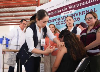 Inicia SSP campaña de vacunación para la temporada invernal en Banámichi