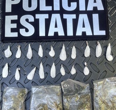 Incauta Policía Estatal narcótico a cuatro detenidos en Hermosillo