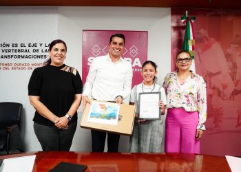 Premia SEC a ganadores estatales del 48 Concurso Nacional de Pintura Infantil “La Niñez y La Mar “