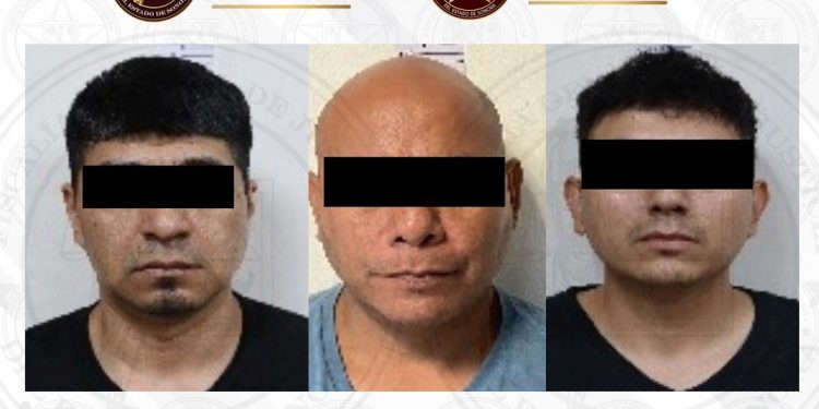 FGJES ejecuta tres órdenes de aprehensión por reclusión contra presuntos homicidas en Ciudad Obregón