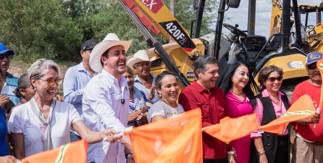 Inicia obra de línea de conducción y tanque elevado en La Escalera, Huatabampo.