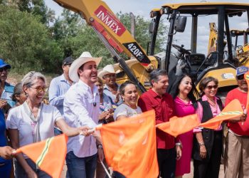 Inicia obra de línea de conducción y tanque elevado en La Escalera, Huatabampo.