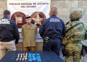 En Hermosillo se detiene a un sujeto con drogas tras cateo coordinado